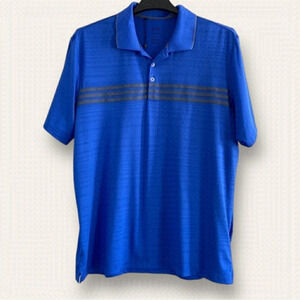 Adidas Golf Shirt Royal Blue Sz XL